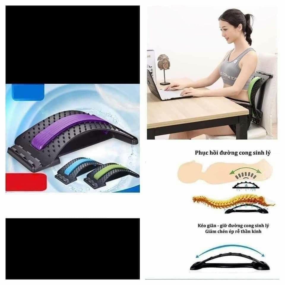 Khung nắn chỉnh cột sống Massage lưng, cổ, vai, gáy và định hình cột sống, hỗ trợ điều trị thoát vị đĩa đệm