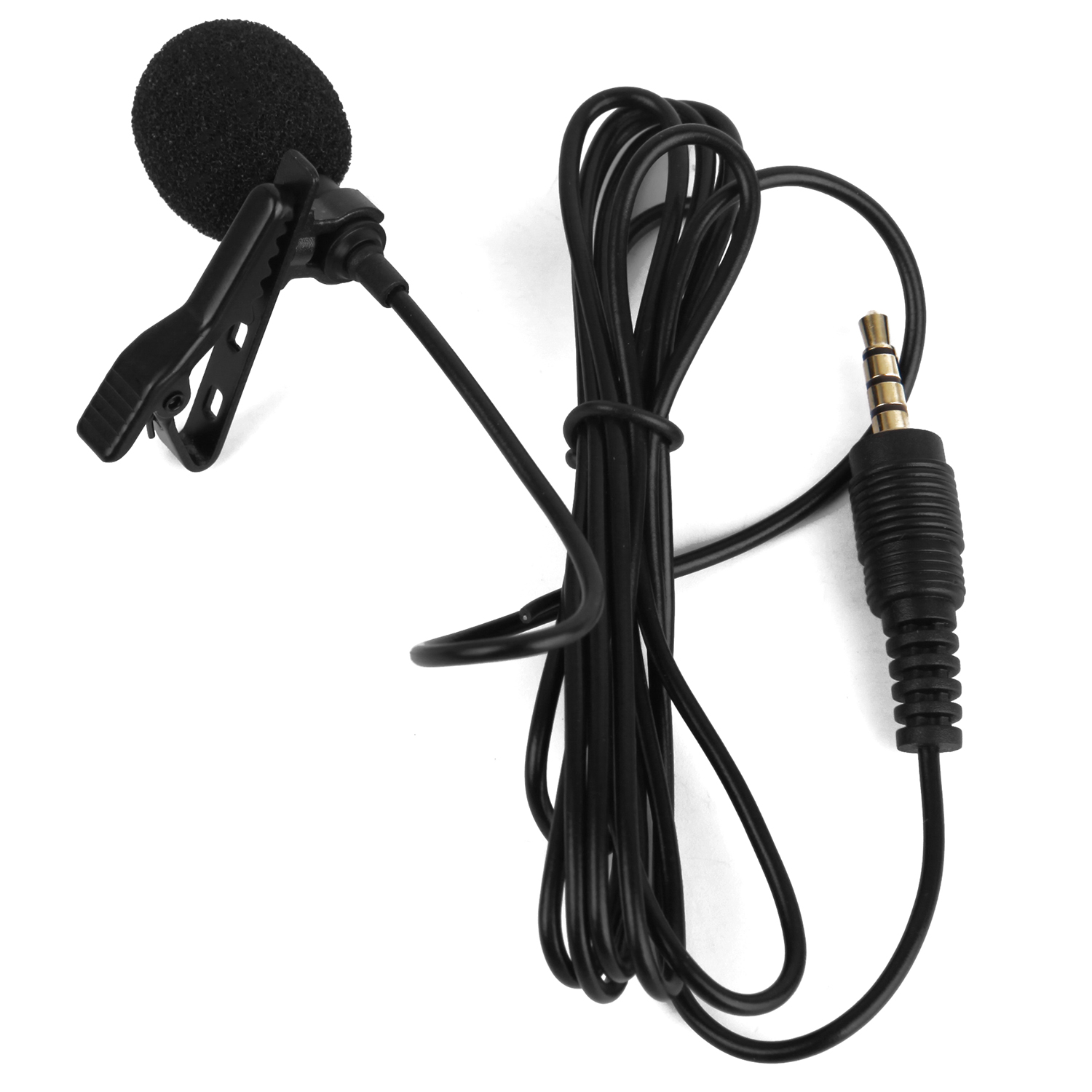 3.5mm Mini USB Microphone Lapel Portable External Buttonhole Microphones For PC/Phone/Camera/iPhone Laptop Co