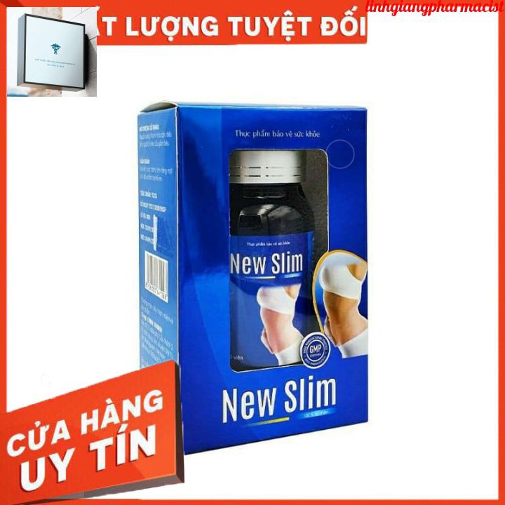 (chính hãng)Viên uống giảm cân nhanh  an toàn, hiệu quả New Slim. Hộp 30 viên