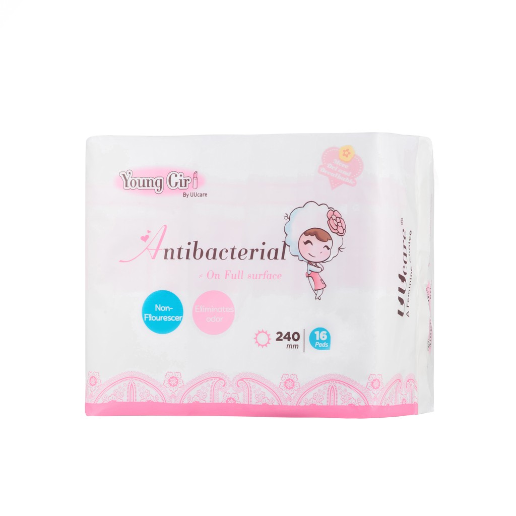 Băng vệ sinh UUcare Young Girl Ban ngày 24cm