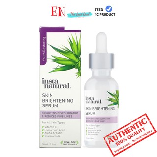 [Mã giảm giá mỹ phẩm chính hãng] Serum dưỡng sáng da InstaNatural Skin Brightening Serum