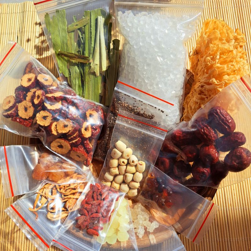 Chè Dưỡng Nhan Tuyết Yến, Set Nấu Chè Dưỡng Nhan 400gr 13 vị