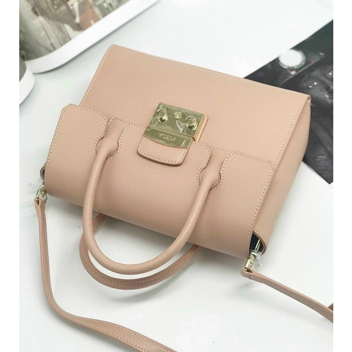 Túi xách công sở cao cấp Fula màu nude nhẹ nhàng