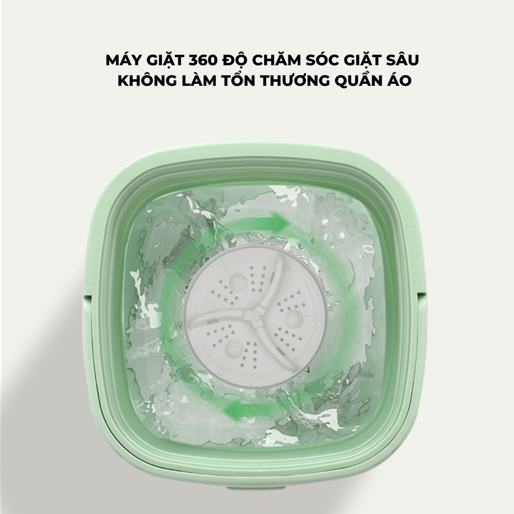 Máy Giặt Mini Máy Giặt Đồ Gấp Gọn Siêu Tiện Lợi Dành Cho Gia Đình ATILA SHOP