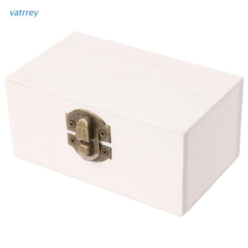 Hộp gỗ đựng đồ trang điểm / trang sức có khóa tiện dụng