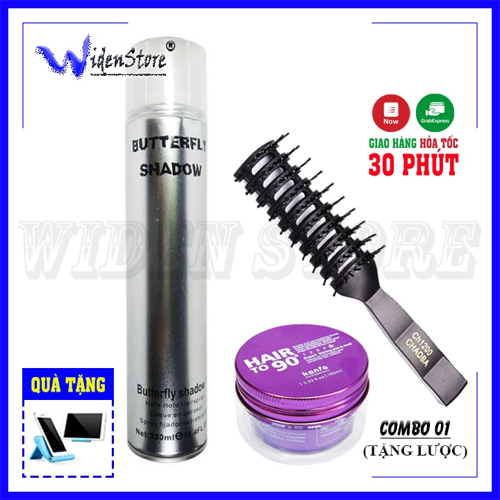 Sáp Vuốt Tóc Nam Hair To 90 Gel Wax Keo Vuốt Tóc Tạo Kiểu Chính Hãng (Hộp Tím) Giữ Nếp Lâu ST12 WIDEN STORE