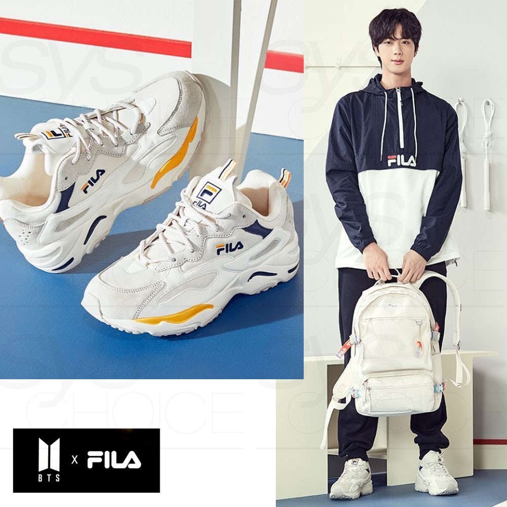 *HÀNG CHÍNH HÃNG* Giày FILA RAY TRACER x BTS Vàng - *Yellow* - 2021** - Code: 1RM01153