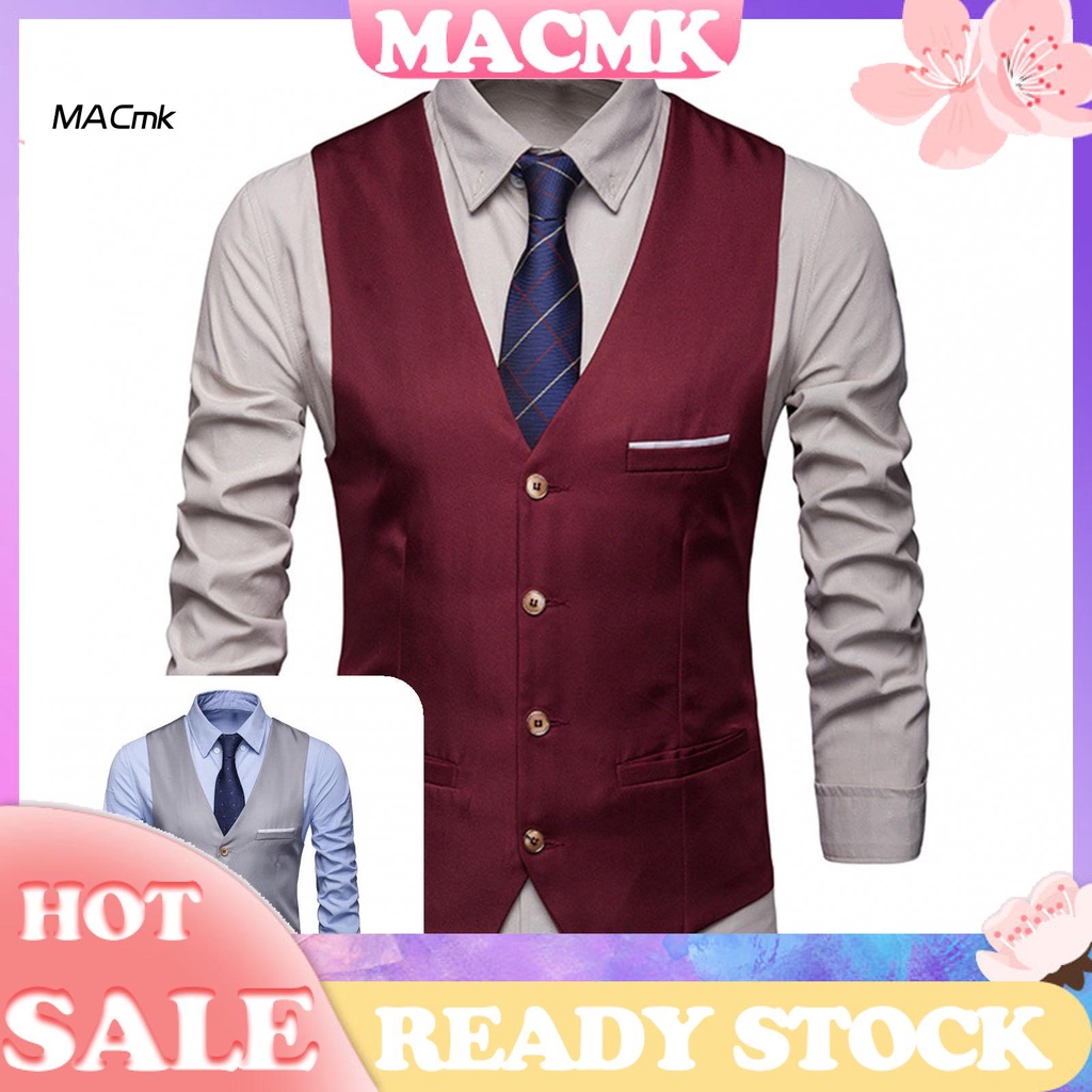 Áo ghi lê có thể tháo rời phong cách trang trọng cổ điển cho nam