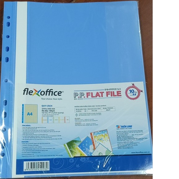 Combo 10 cái Bìa accord nhựa TL A4