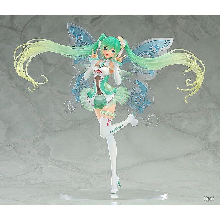 Mô hình nhân vật Racing Miku anime chibi trang trí trưng bày đẹp