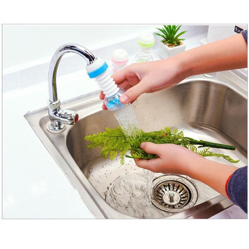 Vòi rửa chén lò xo - Vòi tăng áp nước cho bồn rửa chén xoay và kéo dài tiện lợi - Tee &amp; Mee