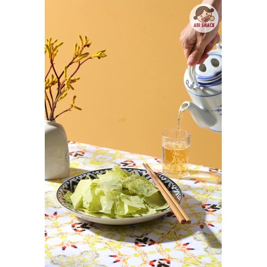 Bánh tráng vị matcha