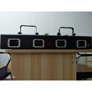 Đèn laser 4 cửa 7 màu