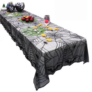 Khăn trải bàn họa tiết mạng nhện trang trí Halloween