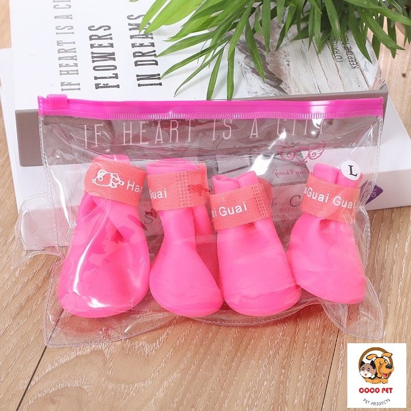Giày/Ủng Đi Mưa Thời Trang Dành Cho Chó Mèo Thú Cưng