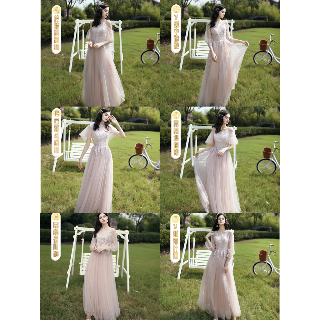 Đầm Phù Dâu Dáng Dài Thời Trang Mùa Thu Thanh Lịch Cho Nữ | BigBuy360 - bigbuy360.vn