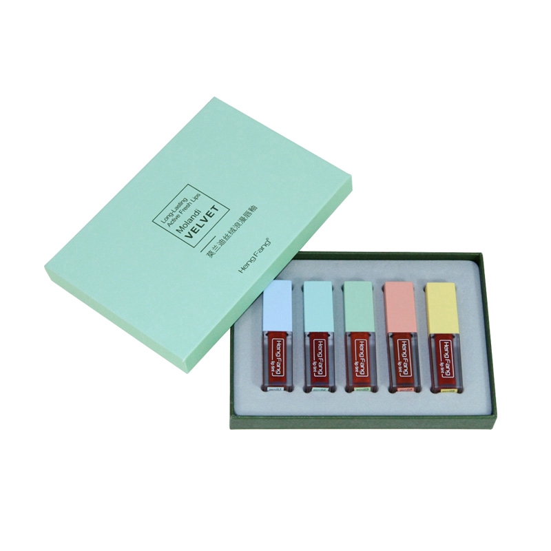 Set 5 son môi HengFang Morandi H7030 nhung lì lâu trôi phong cách lãng mạn