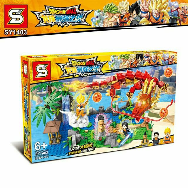 Lego - SY 1403 ( Xếp hình 7 viên ngọc rồng , dragon ball trận chiến trên đảo rùa 516 mảnh )