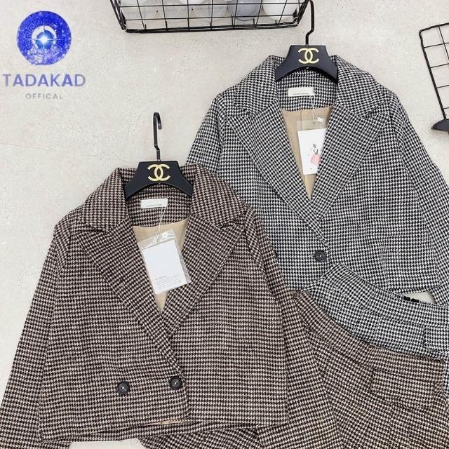 Set Áo Vest Nữ Kèm Chân Váy Xếp Ly Thiết Kế Trẻ Trung, Họa Tiết Kẻ Sọc, Caro, Phong Cách Hàn Quốc Hot 2021–TADAKAD SHOP | BigBuy360 - bigbuy360.vn