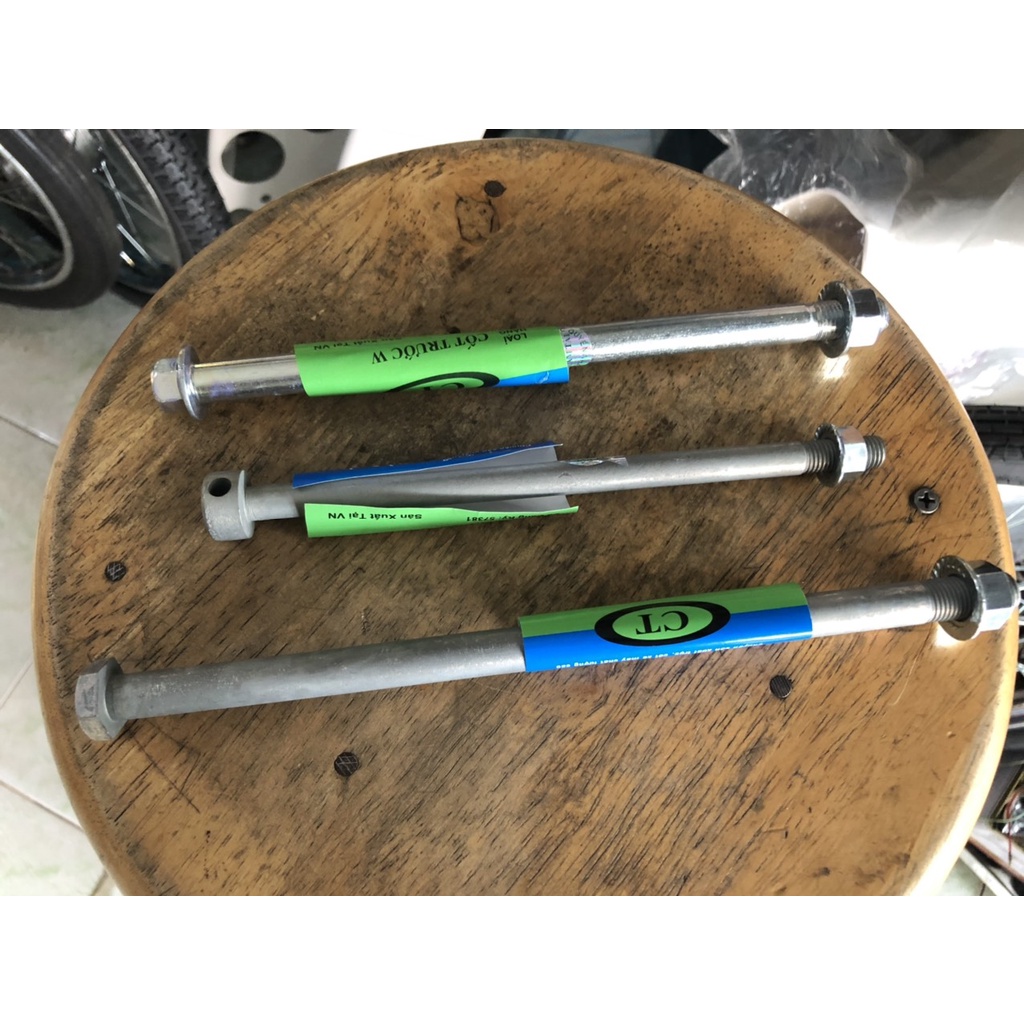 Bộ 3 cây cốt đùm trước+ đùm sau+ cốt gấp cho xe 67