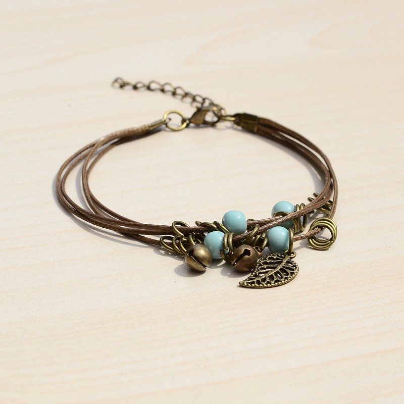 Lắc chân Handmade chiếc lá - TS-0026 | BigBuy360 - bigbuy360.vn