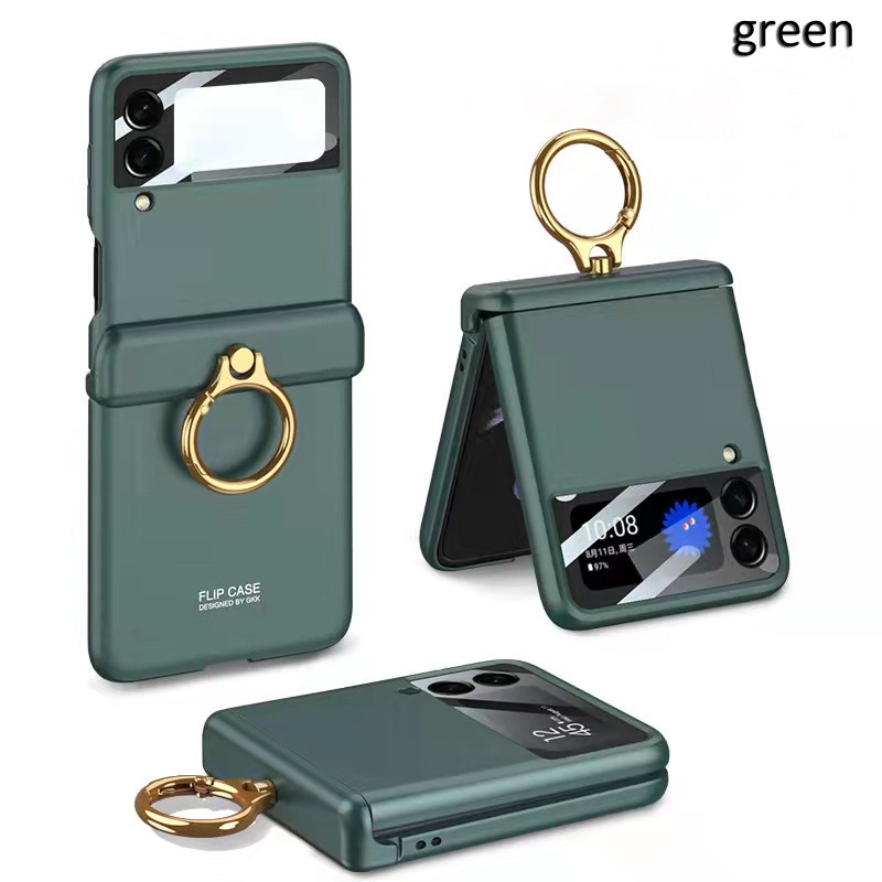 Ốp Điện Thoại Nhựa Từ Tính Bảo Vệ Màn Hình Cho Samsung Galaxy Z Flip 4 Flip 3 5G