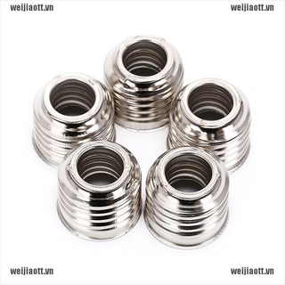 Set 5 đuôi đèn chuyển đổi từ E27 sang E14 tiện dụng