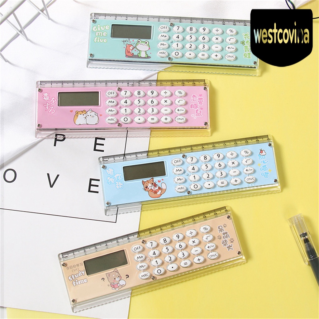 Phương Tây✎Máy Tính Cầm Tay Màn Hình Lớn 8 Chữ Số