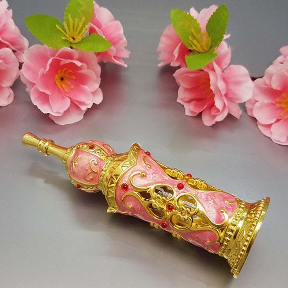 Bình Đựng Nước Hoa Bằng Kim Loại Phong Cách Ả Rập|Chai Rỗng Chiết Dầu Du Lịch Tiện Dụng