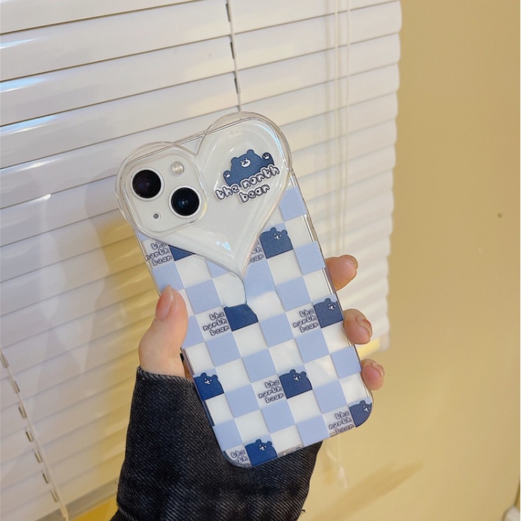 Ốp lưng iphone Ốp Điện Thoại Trong Suốt Họa Tiết Gấu Bắc Cực Cho Apple 14proPro 6/6splus/7/7plus/8/8plus/x/xr/xs/11/14pro/13/pro/max/plus/promax Dinuo case