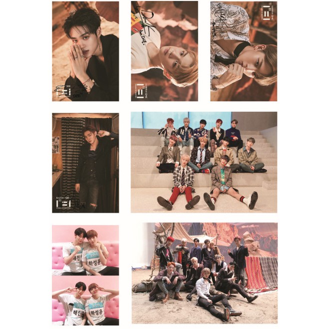 Lomo card 50 ảnh WANNA ONE - 1¹¹=1 POWER OF DESTINY Có chữ ký