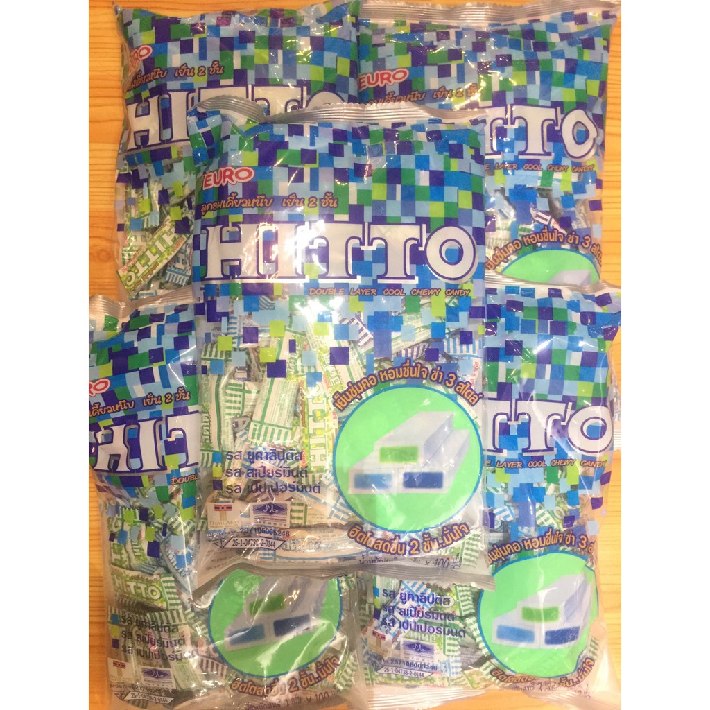 Kẹo bạc hà mềm Hitto Thái Lan