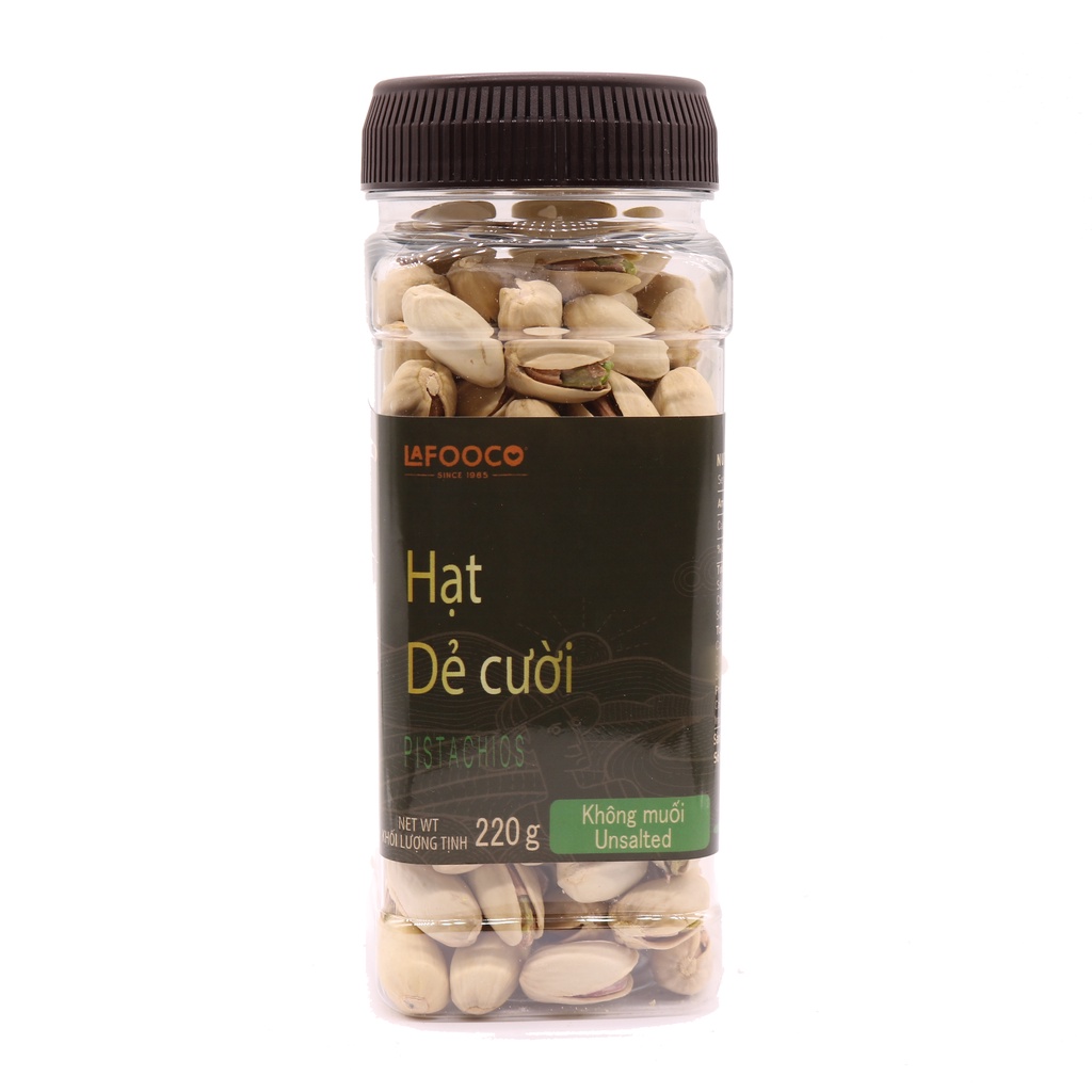 Hạt Dẻ Cười Sấy Không Muối LAFOOCO 220g Unsalted Pistachios