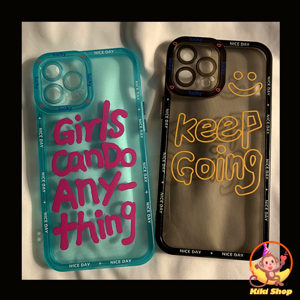 Ốp điện thoại tpu mềm trong suốt chống sốc in chữ graffiti thích hợp cho Iphone 13 12 11 Pro Max X Xs Xr 8 7 Plus