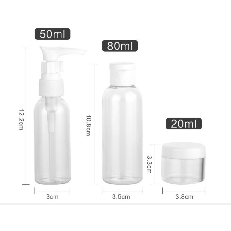 [SALE THANH LÝ] Bộ chia mỹ phẩm đi du lịch