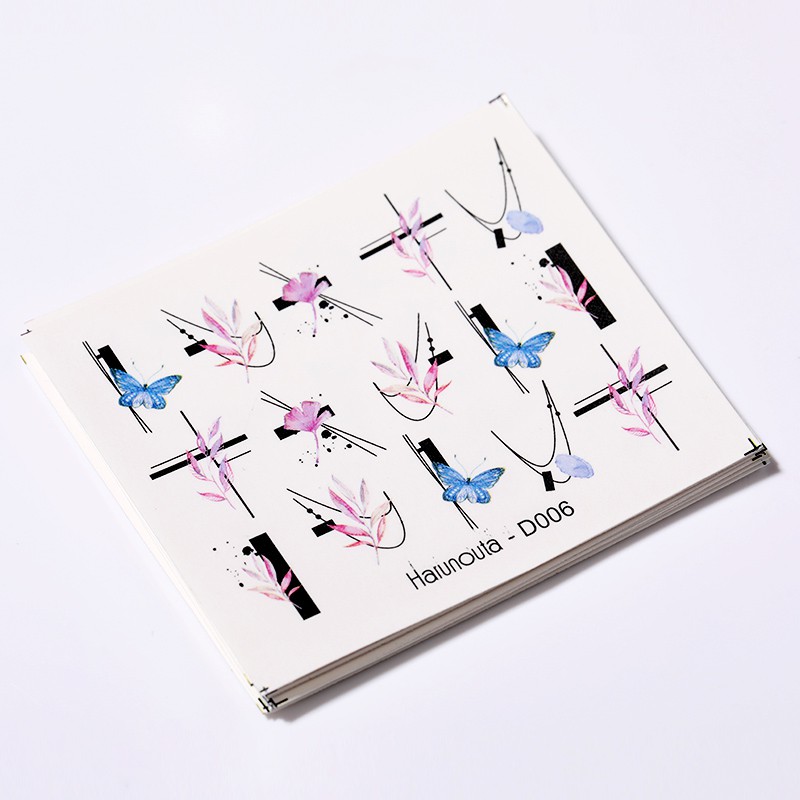 Bộ 12 Miếng Dán Trang Trí Thanh Lịch UR SUGAR Cho Gương Mặt