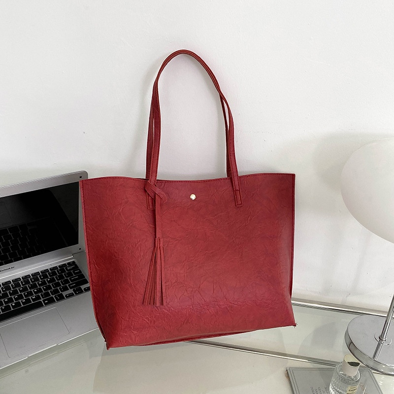 Túi Xách Tote Cỡ Lớn Phối Tua Rua Thời Trang Cho Nữ