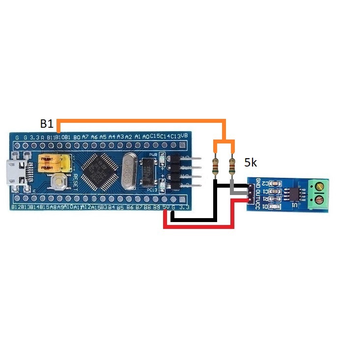 Cảm Biến Dòng Điện Hall ACS712 ACS712ELC 5A 20A 30A cho Arduino