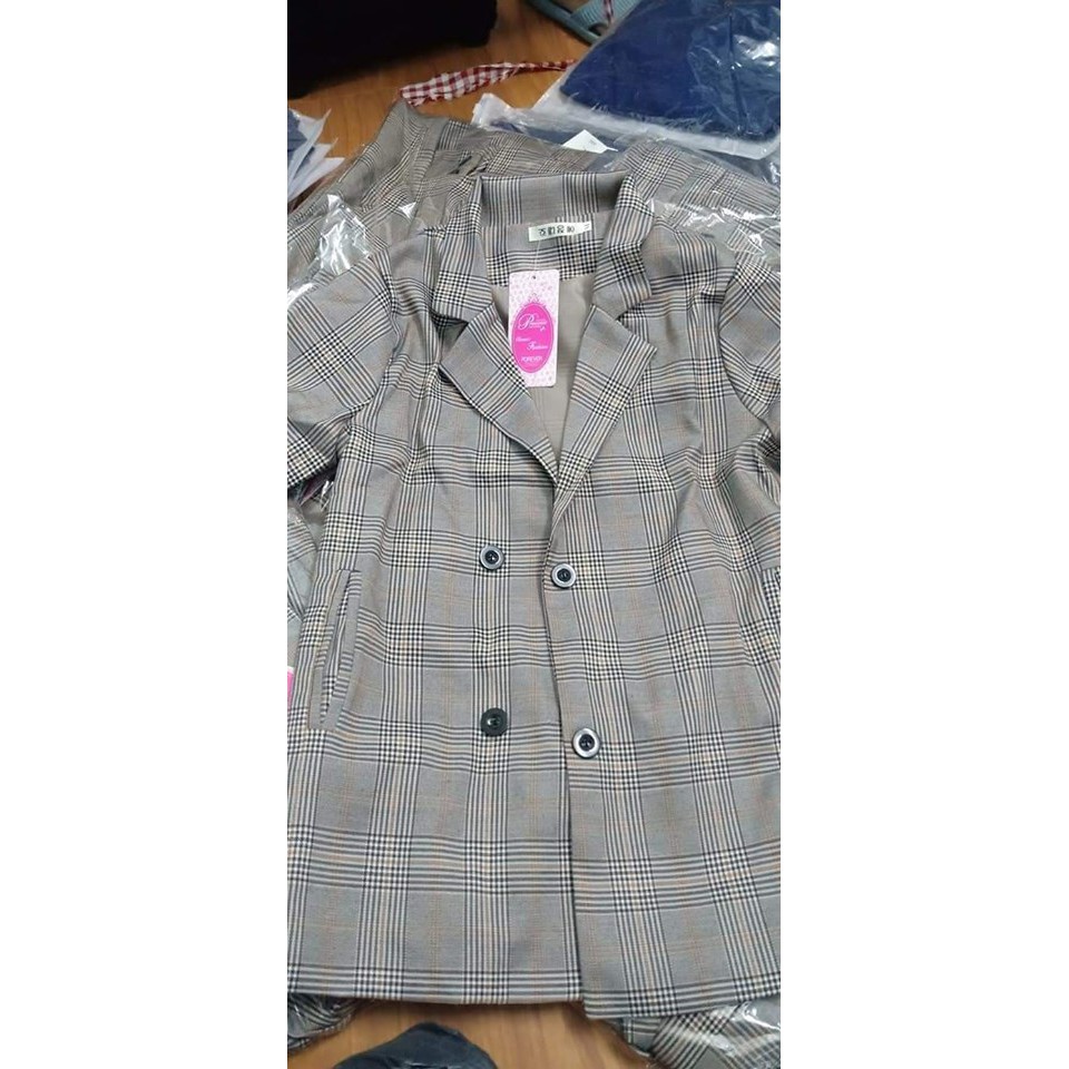 ÁO VEST KẺ CHO NỮ SIÊU ĐẸP | BigBuy360 - bigbuy360.vn