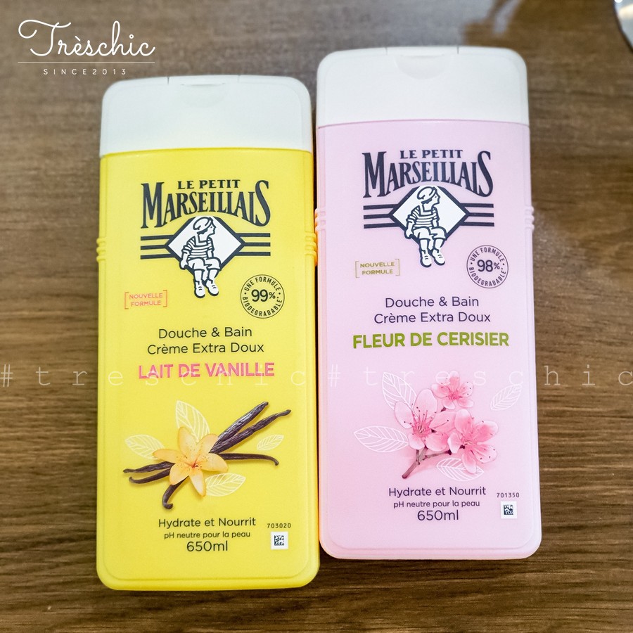 Sữa Tắm Le Petit Marseillais 650ml Cho Làn Da Mịn Màng