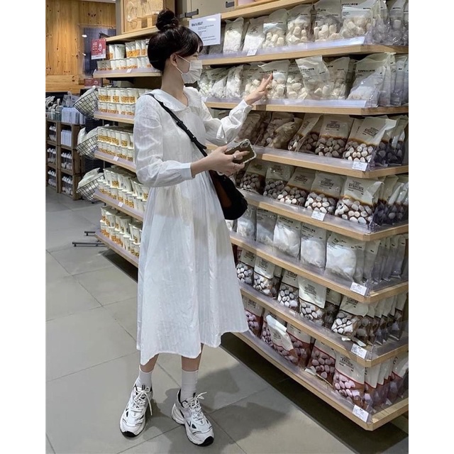 Váy đũi gân cổ bèo TC6