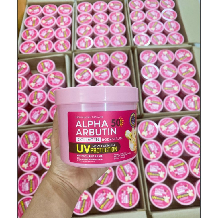 Kem dưỡng trắŉg chốnǥ nắng Alpha Arbutin 50spf UV Serum Protection