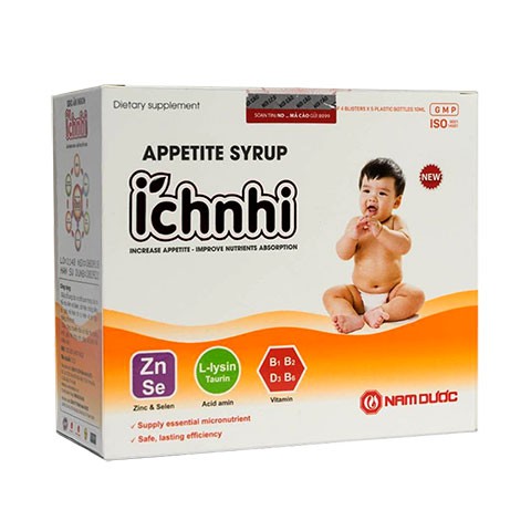 Siro Ăn Ngon Ích Nhi dạng ống 10ml