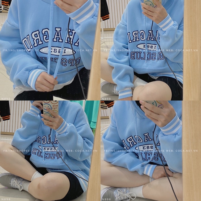 [N898]🧡 Áo HOODIE nỉ bông dày sụ mũ 2 lớp thêu MAHAGRIO form rộng (Có sẵn/ảnh thật) | BigBuy360 - bigbuy360.vn