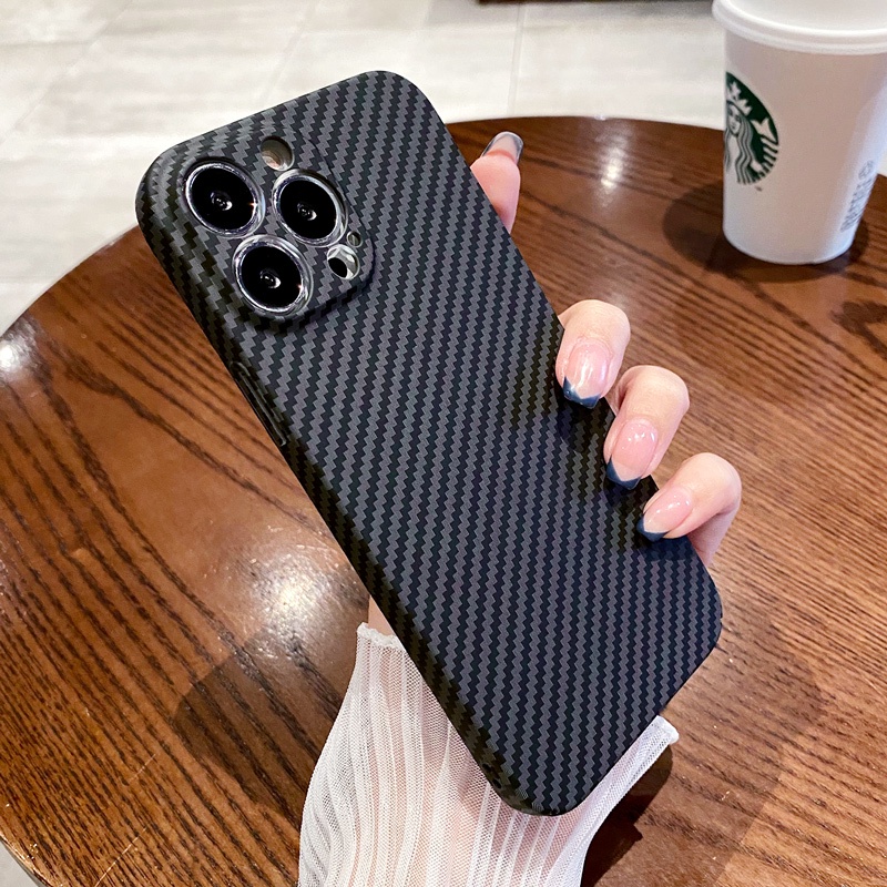 Ốp Điện Thoại Sợi Carbon Chống Sốc Cho iphone Xs Max 11 12 13 Pro Max ip11