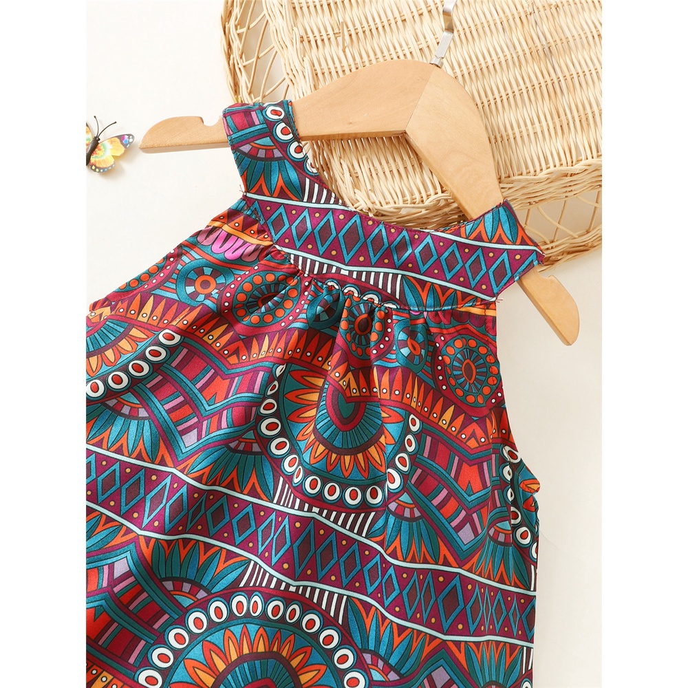 Đầm Sát Nách Mùa Hè Cổ Điển Xinh Xắn Cho Bé Gái 0-2 Tuổi