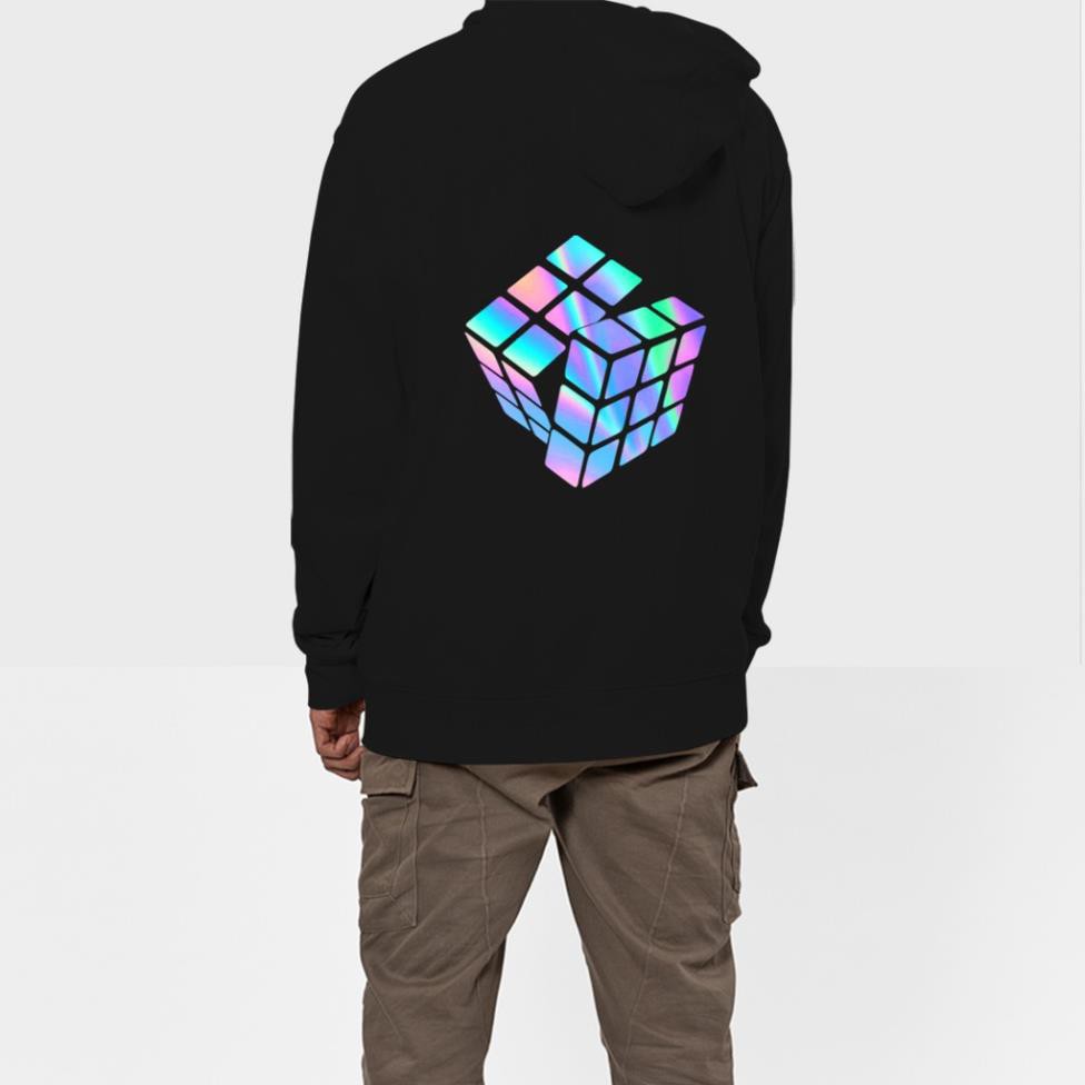 Áo Khoác Hoodie Phản Quang Rubik Unisex Freesize Dưới 70 Kg | BigBuy360 - bigbuy360.vn