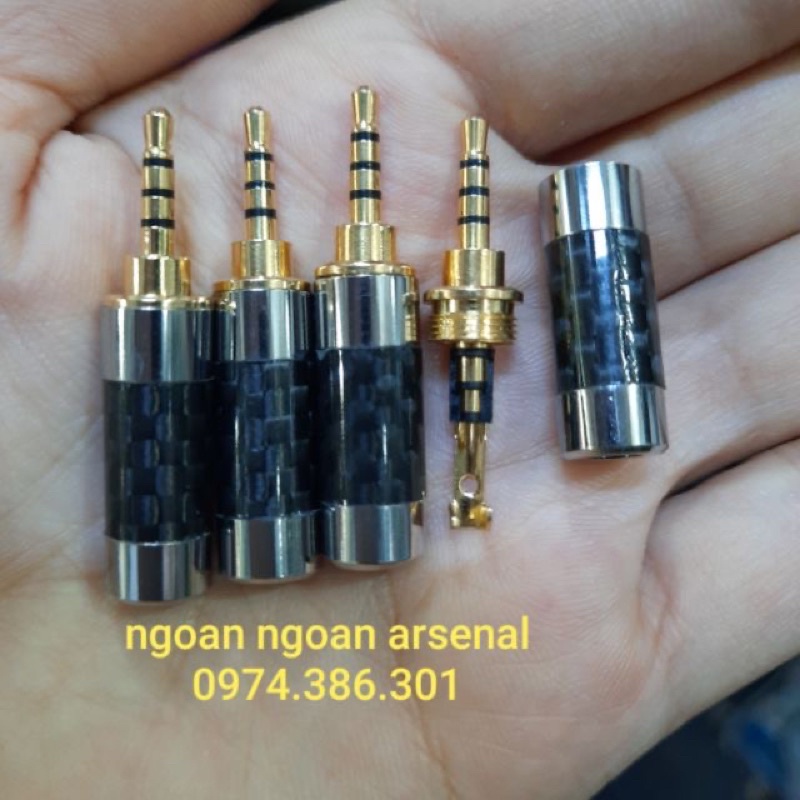 dây tín hiệu 2,5 ra 3,5 mạ bạc 1,5m