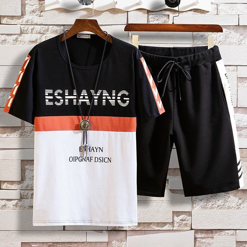 Đồ bộ nam nữ unisex mùa hè chất mè xịn co giãn 4 chiều thoáng mát (Eshay)