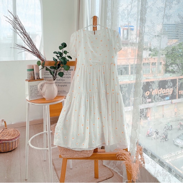 ĐẦM BABYDOLL HOA CÚC